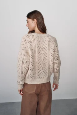 High Spirits Camisolas-Camisola Creama bege