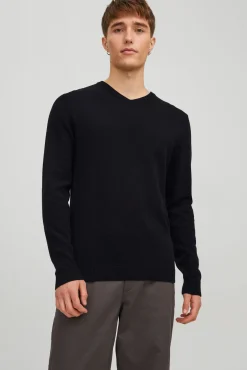 Jack & Jones Camisolas-Camisola de ajuste regular preto