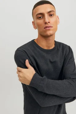 Jack & Jones Camisolas-Camisola de ajuste regular cinzento