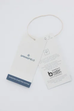 Springfield Camisolas-Camisola de algodão riscas em formato de coração cru