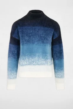 Morgan Camisolas-Camisola de gola Azul