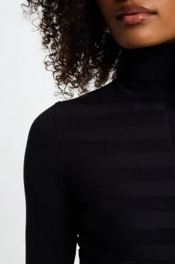 Morgan Camisolas-Camisola de gola Preto