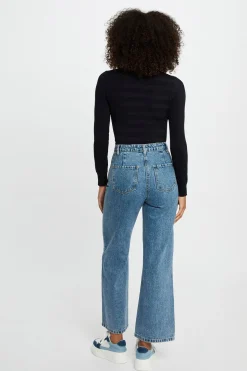 Morgan Camisolas-Camisola de gola Preto