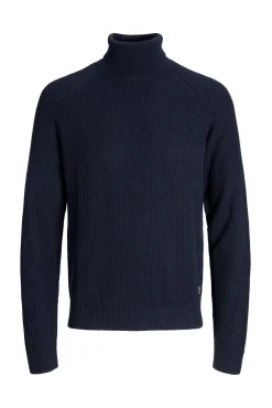 Jack & Jones PLUS Camisolas-Camisola de gola azul