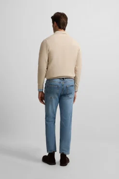 Silbon Camisolas-Camisola de gola polo Tostado