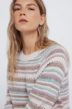 Springfield Camisolas-Camisola de gola polo rosa