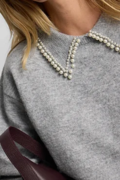 Silbon Camisolas-Camisola de gola polo Cinzento