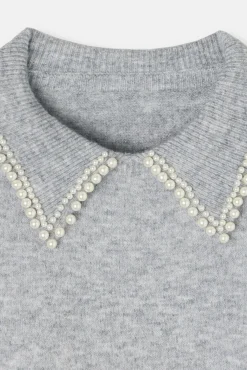 Silbon Camisolas-Camisola de gola polo Cinzento