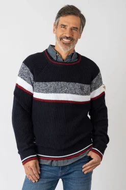 Privata Camisolas-Camisola de gola redonda Azul