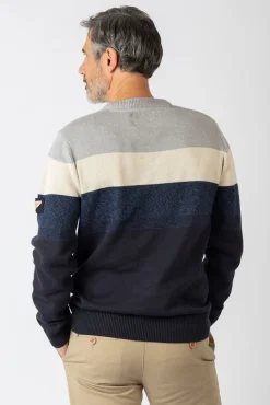 Privata Camisolas-Camisola de gola redonda Azul