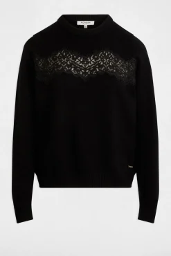 Morgan Camisolas-Camisola de gola redonda Preto