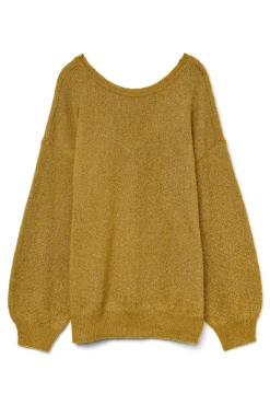 Vero Moda Curve Camisolas-Camisola de gola redonda Curve Laranja