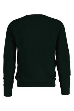 Gant Camisolas-Camisola de lã com gola em V Verde