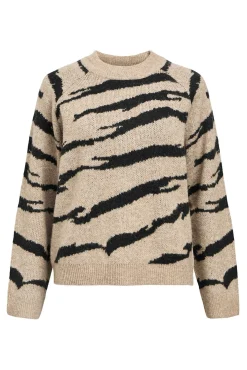 Object Camisolas-Camisola de lã e alpaca Castanho