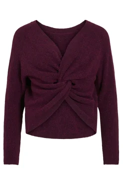 Vila Camisolas-Camisola de lã reversível Roxo