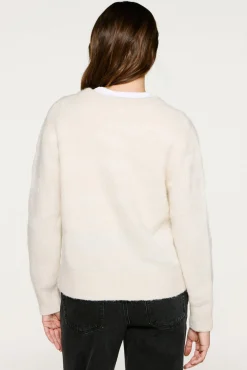 Selected Camisolas-Camisola de laçada de alpaca Tostado