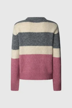 Pepe Jeans Camisolas-Camisola de malha Carlis rosa