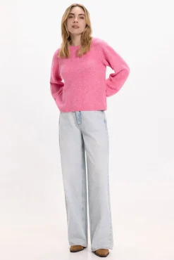 Vila Camisolas-Camisola de malha com detalhe de punho Subiu