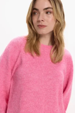 Vila Camisolas-Camisola de malha com detalhe de punho Subiu