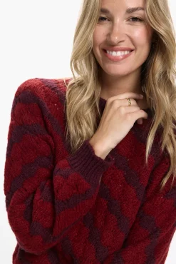 Vero Moda Camisolas-Camisola de malha com efeito geométrico Granada