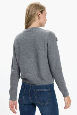 Vero Moda Camisolas-Camisola de malha com gola redonda Cinzento