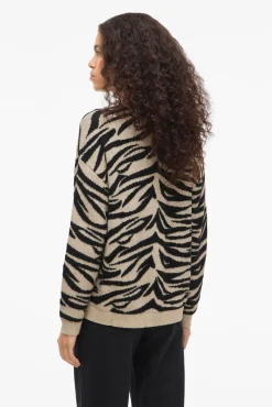 Vila Camisolas-Camisola de malha com viscose Tostado