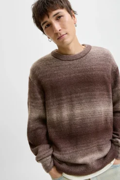 Jack & Jones Camisolas-Camisola de malha degradê vermelho