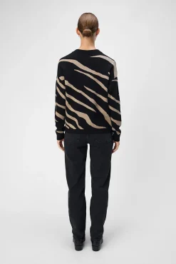 Object Camisolas-Camisola de malha estampado Preto