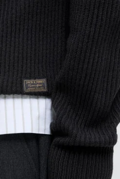 Jack & Jones Camisolas-Camisola de malha estruturada preto