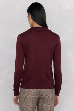 Pedro del Hierro Camisolas-Camisola de malha gola polo Bordeaux