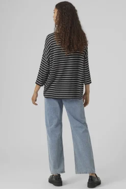 Vero Moda Camisolas-Camisola de malha manga 3/4 Preto