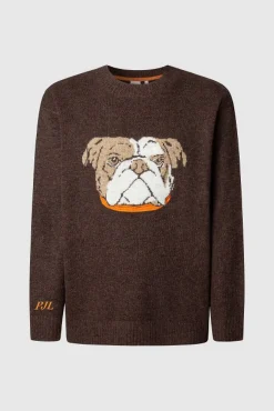 Pepe Jeans Camisolas-Camisola de malha Phelan castanho