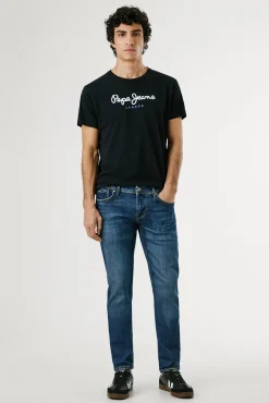 Pepe Jeans T-Shirts-Camisola de manga curta preto