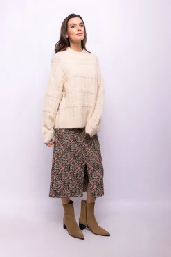 Object Camisolas-Camisola de oitos Tostado