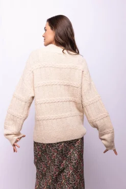 Object Camisolas-Camisola de oitos Tostado