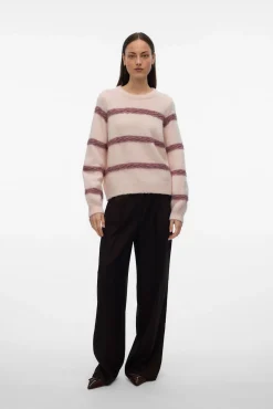 Vero Moda Camisolas-Camisola de riscas malha Subiu