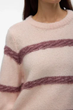 Vero Moda Camisolas-Camisola de riscas malha Subiu