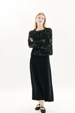 Caroll Camisolas-Camisola detalhes Verde