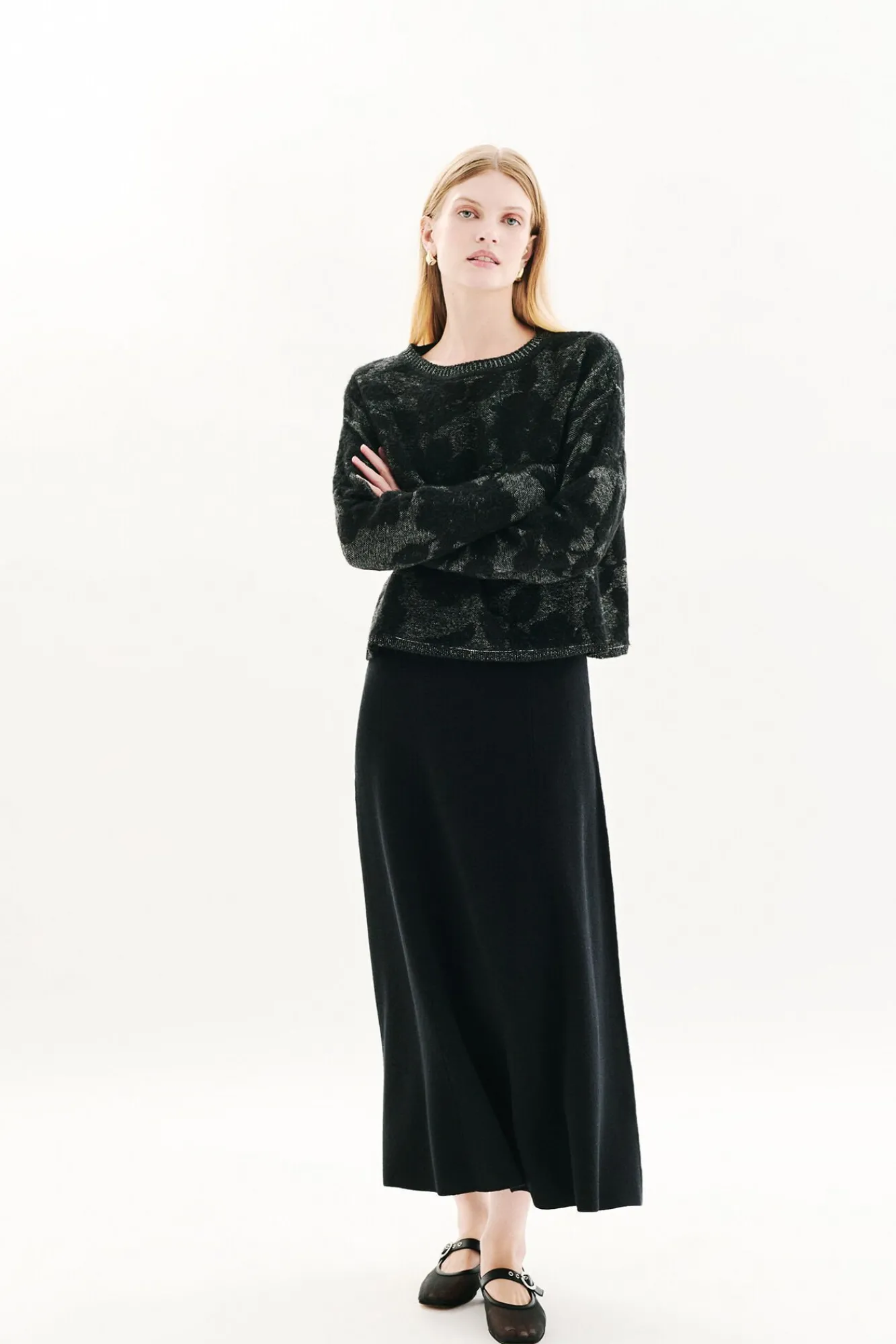 Caroll Camisolas-Camisola detalhes Verde