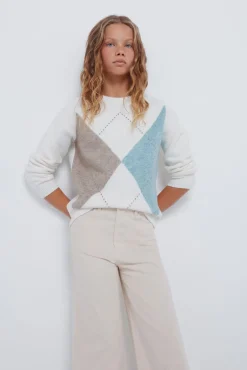 Springfield Kids Malhas-Camisola Diamante Feminino bege