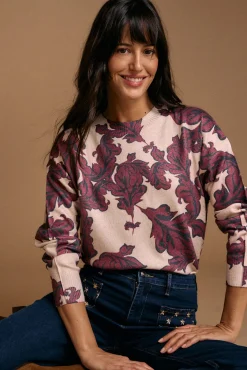 Polín Et Moi Camisolas-Camisola estampado lurex Isaline Granada