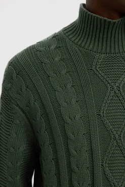 Selected Camisolas-Camisola estruturada 100% algodão orgânico Verde