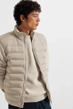 Selected Camisolas-Camisola estruturada 100% algodão orgânico. Tostado