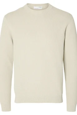 Selected Camisolas-Camisola estruturada 100% algodão orgânico. Tostado