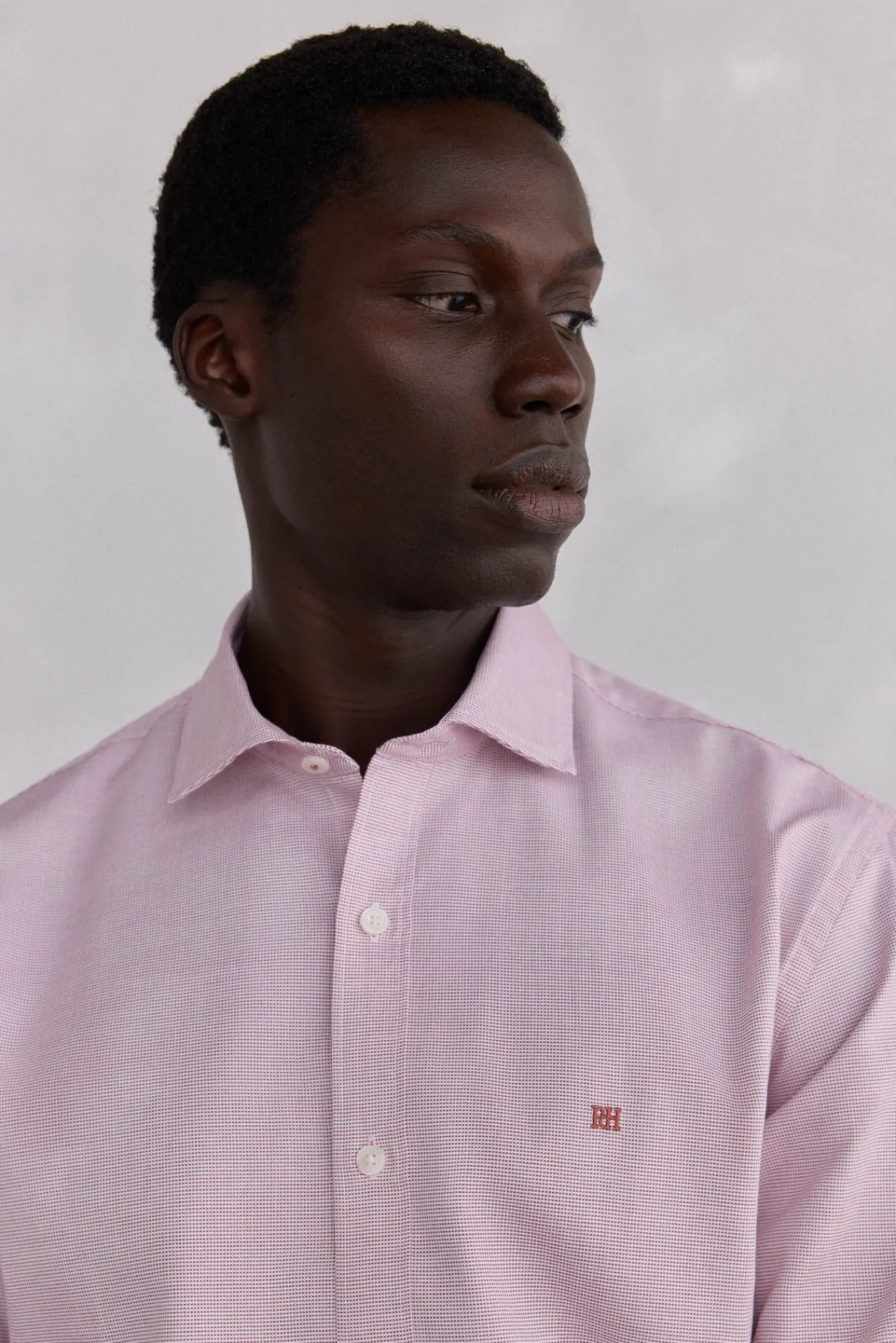 Pedro del Hierro Camisas-Camisola estruturada fácil de passar + modelagem regular anti-odor Rosa