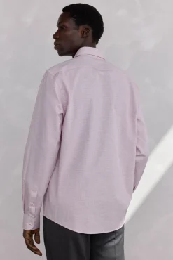 Pedro del Hierro Camisas-Camisola estruturada fácil de passar + modelagem regular anti-odor Rosa