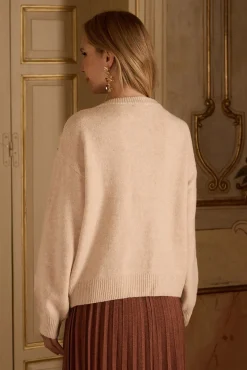 Polín Et Moi Camisolas-Camisola flor Vero Tostado