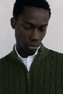 Pedro del Hierro Camisolas-Camisola gola camionista Verde