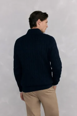 Pedro del Hierro Camisolas-Camisola gola camionista Azul