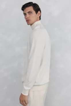 Pedro del Hierro Camisolas-Camisola gola cisne Ecru